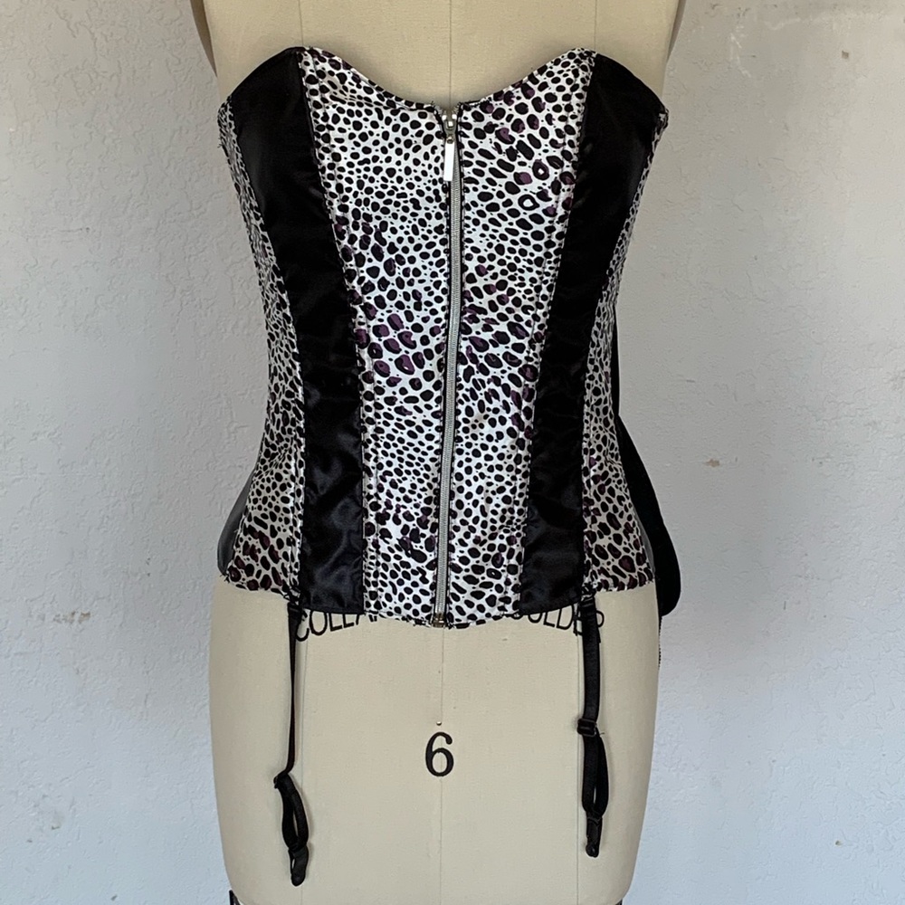 Cheetah print corset